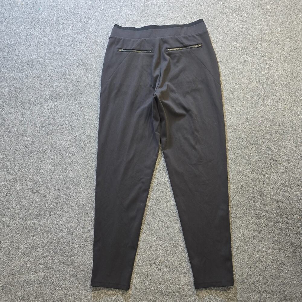 Athleta Pants Womens Size Small Tall Black Venice Pintuck Tapered Pull On Casual - Picture 9 of 11